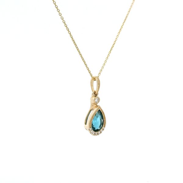14K Yellow Gold Pendant Image 2 The Ring Austin Round Rock, TX