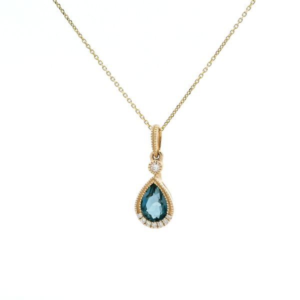 14K Yellow Gold Pendant Image 4 The Ring Austin Round Rock, TX