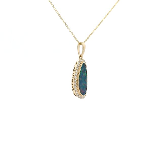 14K Yellow Gold Pendant Image 2 The Ring Austin Round Rock, TX