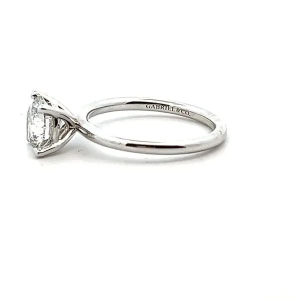 1 1/2CT 14K WG Lab Grown Round Solitaire Engagement Ring Image 2 The Ring Austin Round Rock, TX