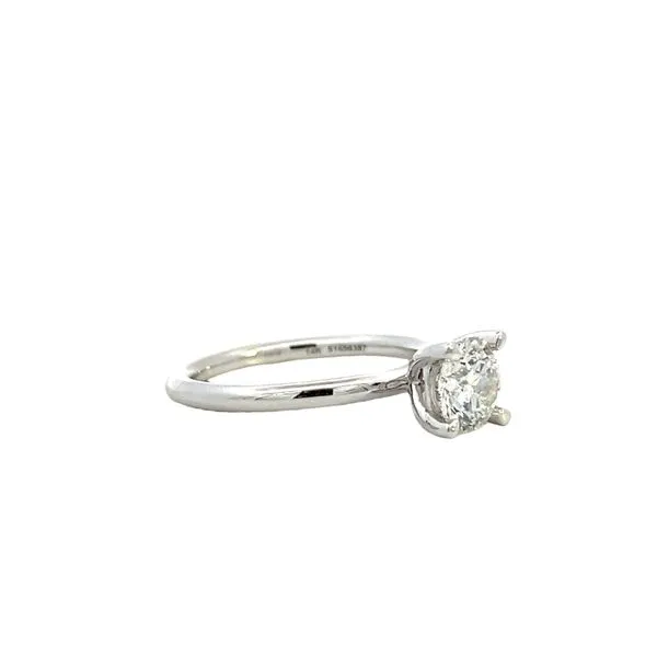 1.00CT 14K WG Lab Grown Round Solitaire Ring Image 2 The Ring Austin Round Rock, TX