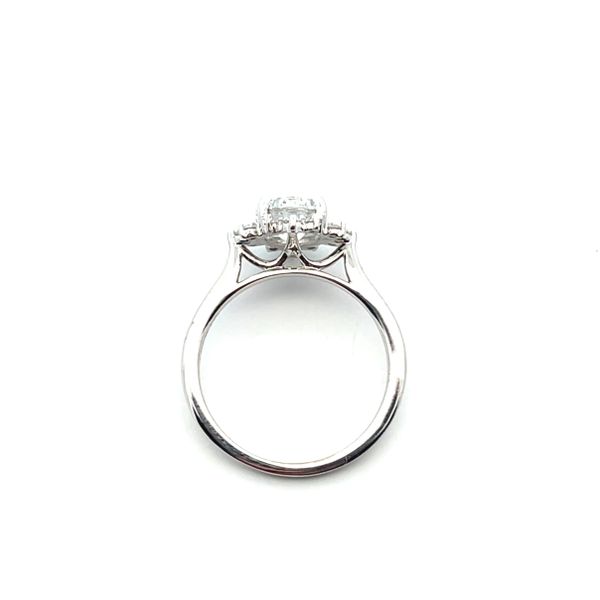 1 1/4CTW 14K WG Lab Grown Round Diamond Halo Engagement Ring Image 2 The Ring Austin Round Rock, TX
