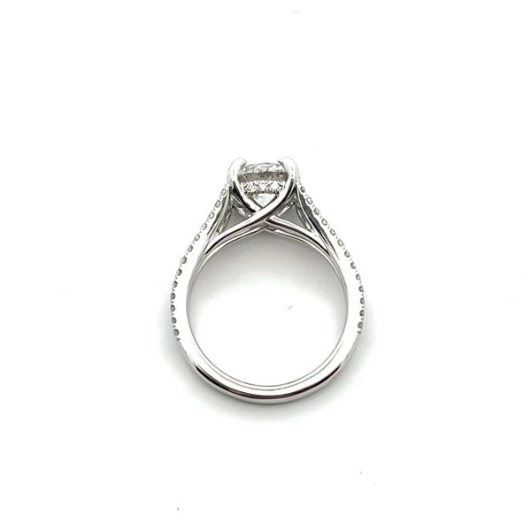 2 1/2CTW 14K WG Lab Grown Diamond Split shank Engagement Ring Image 2 The Ring Austin Round Rock, TX