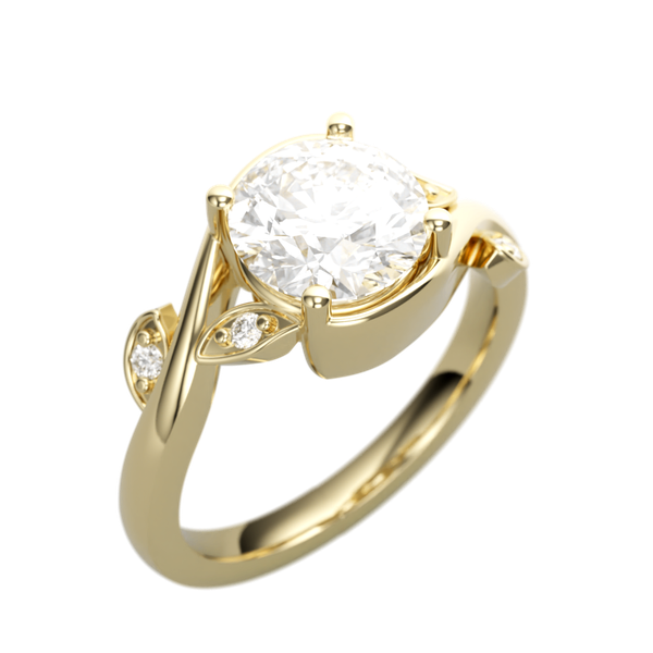 14K Yellow Gold Ring Semi Ring The Ring Austin Round Rock, TX