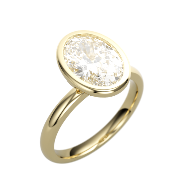 14K Yellow Gold Solitaire Ring The Ring Austin Round Rock, TX