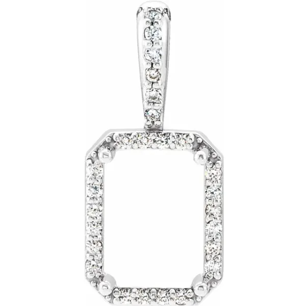 14K White Gold Pendant The Ring Austin Round Rock, TX