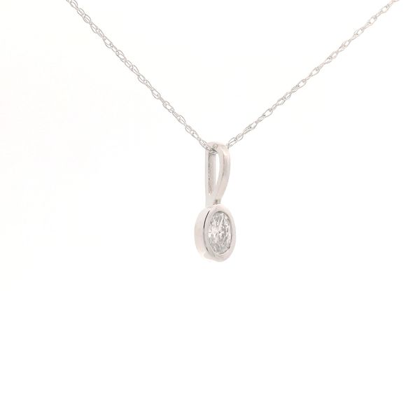 14K White Gold Pendant Image 2 The Ring Austin Round Rock, TX
