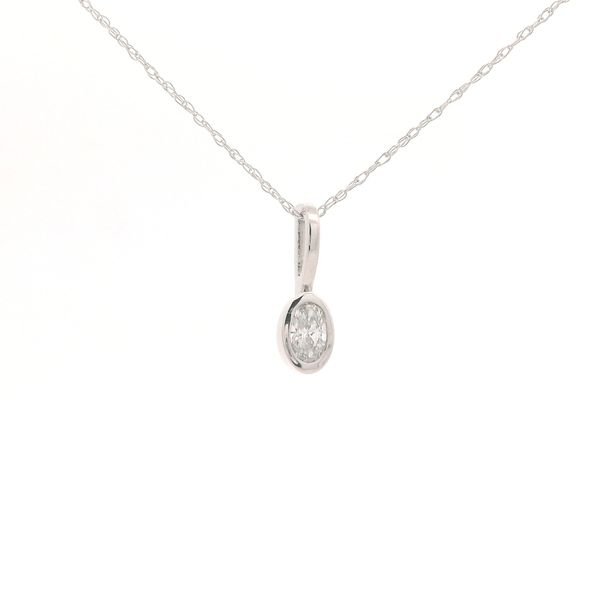 14K White Gold Pendant Image 3 The Ring Austin Round Rock, TX