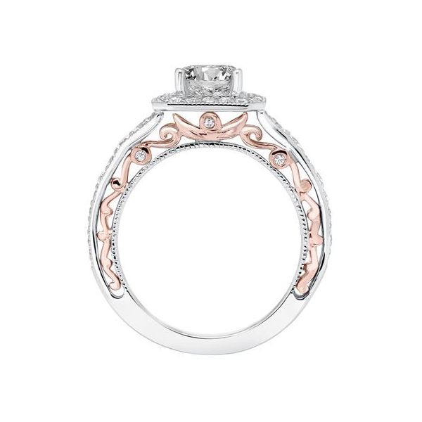 Diamond Semi-Mount Engagement Ring Frederick Goldman Image 2 The Ring Austin Round Rock, TX