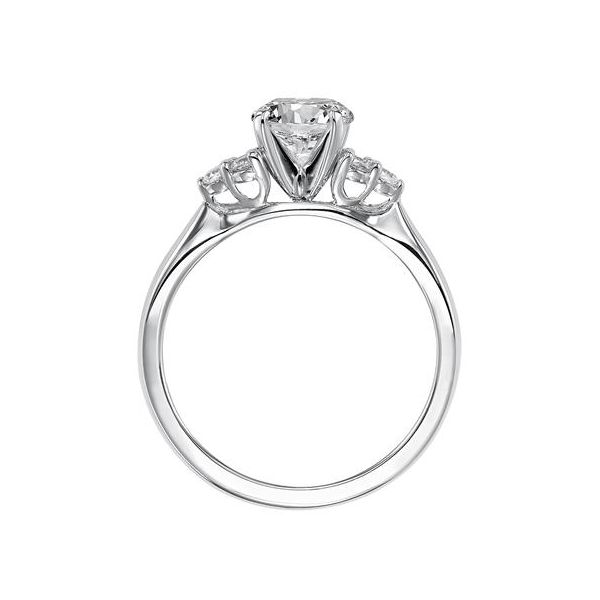 Diamond Semi-Mount Engagement Ring Frederick Goldman Image 2 The Ring Austin Round Rock, TX