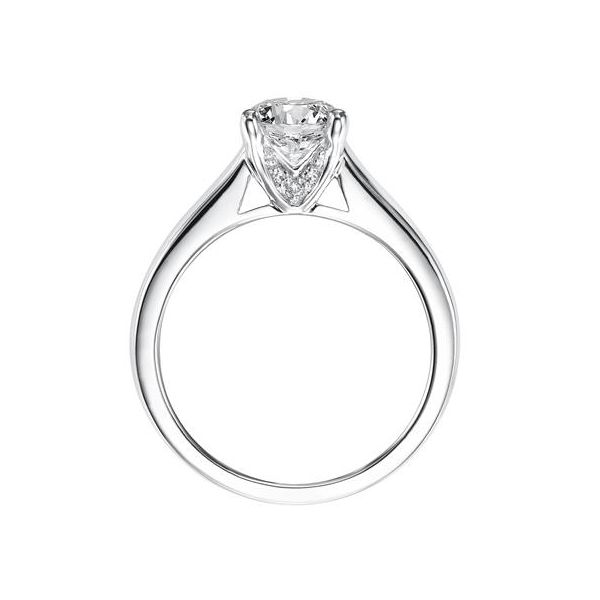 Diamond Semi-Mount Engagement Ring Image 3 The Ring Austin Round Rock, TX