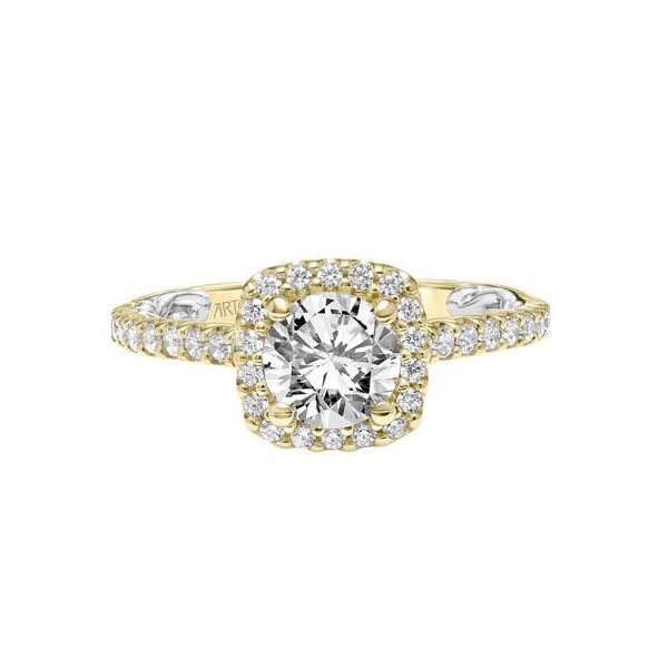 Halo Engagement Ring The Ring Austin Round Rock, TX