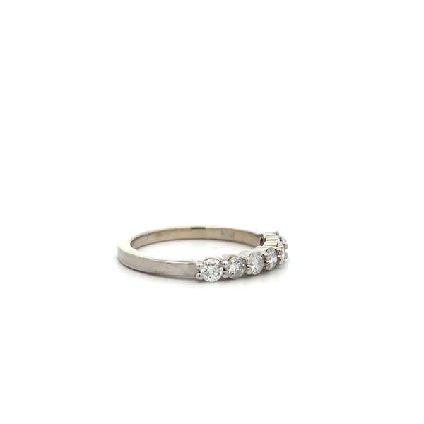 10K White Gold Straight Ring Image 2 The Ring Austin Round Rock, TX
