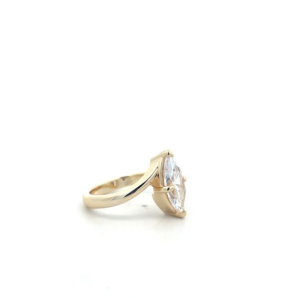 14K Yellow Gold Solitaire Ring Image 2 The Ring Austin Round Rock, TX