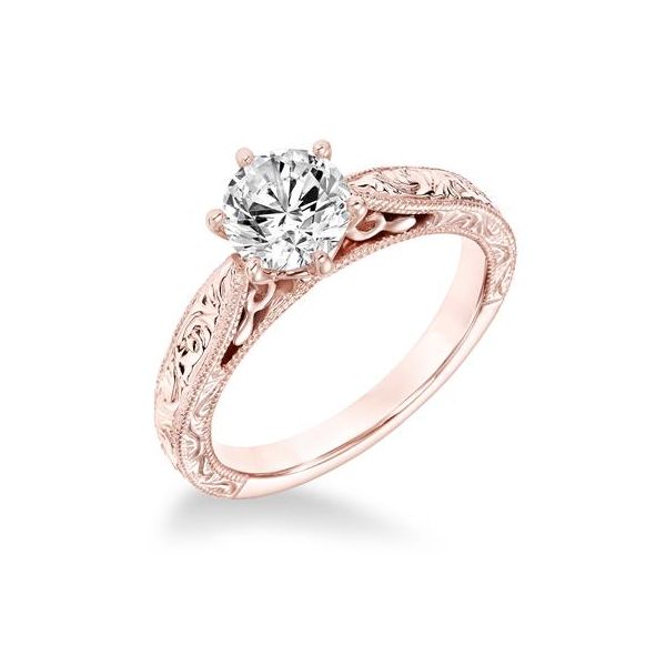 14K Rose Gold Ring Semi Ring The Ring Austin Round Rock, TX