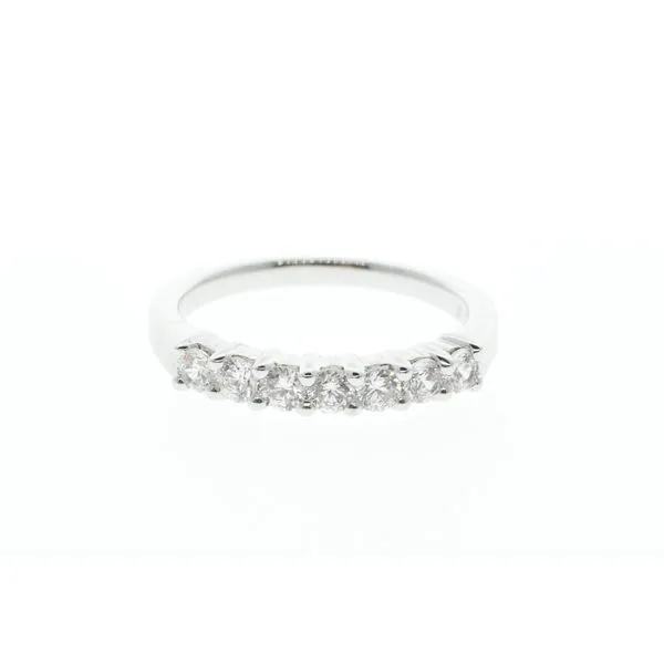 14K WG 1/2 ctw SI1 G/H  7 Rd Stone Band The Ring Austin Round Rock, TX