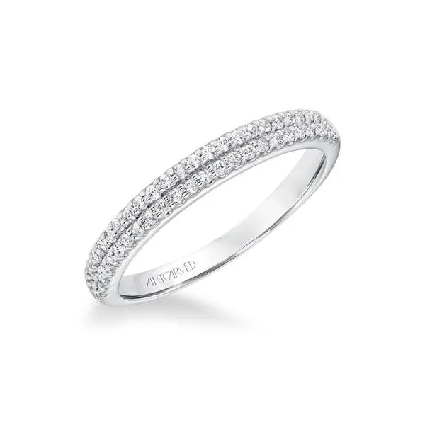 14K WG Double Row Band 1/4 ctw SI2 G/H The Ring Austin Round Rock, TX