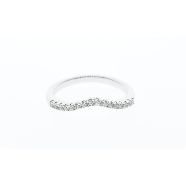 14K WG 1/6 ctw SI1 G/H Curved Band The Ring Austin Round Rock, TX