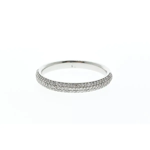 14 kt WG 1/5 ct SI1 G/H Pave Band The Ring Austin Round Rock, TX