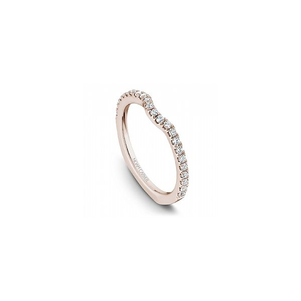 1/3CTW 14K Rose Gold Mined Diamond Curved Wedding Band The Ring Austin Round Rock, TX