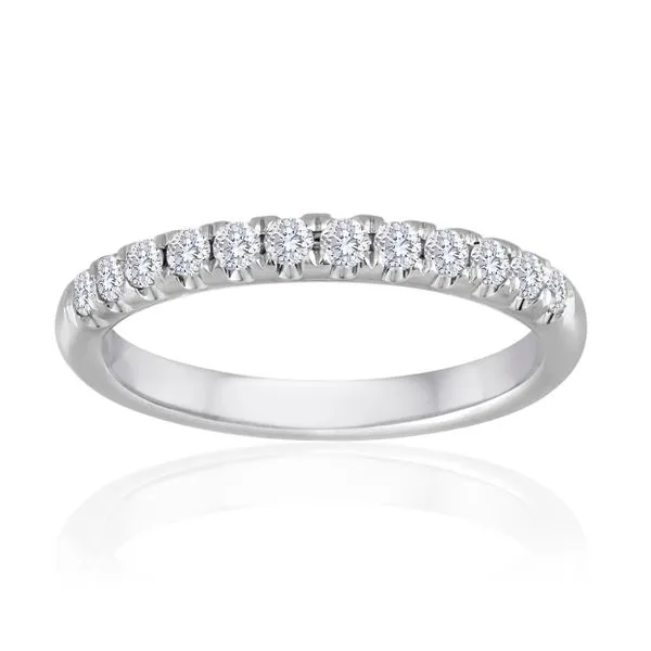 Round Pave Wedding Band 2/5ctw The Ring Austin Round Rock, TX