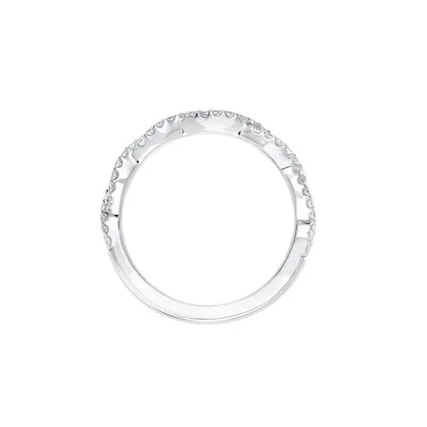 1/2CTW 14K Mined Diamond Double Twisted Wedding Band Image 3 The Ring Austin Round Rock, TX