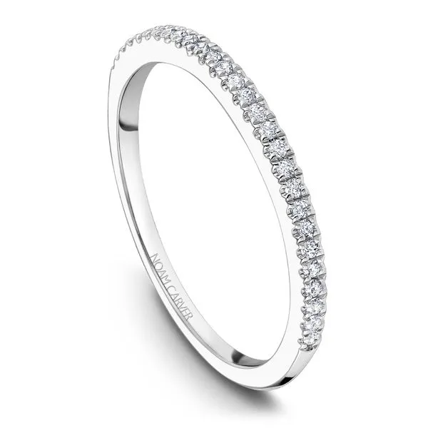 1/8 CTW 14K WG Straight Mined Diamond Engagement Band The Ring Austin Round Rock, TX