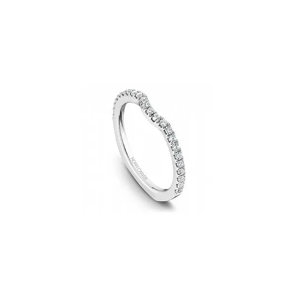 1/6CTW 14K WG Mined Diamond Curved Wedding Band The Ring Austin Round Rock, TX