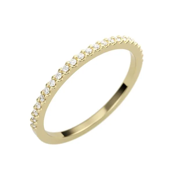 1/10CTW 14K YG Mined Diamond Wedding Band The Ring Austin Round Rock, TX