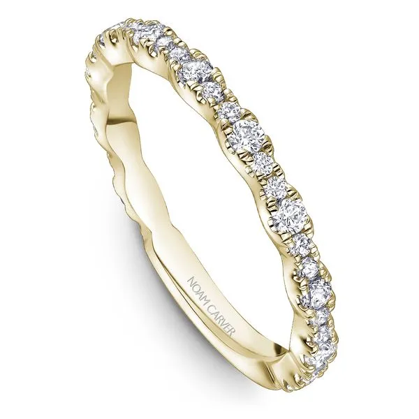 1/2CTW 14K YG Mined Diamond Straight Band Wedding Band The Ring Austin Round Rock, TX