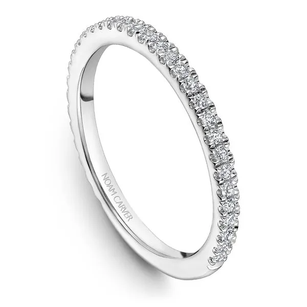 1/4CTW 14K WG Mined Diamonds 3/4 The Way Down Wedding Band The Ring Austin Round Rock, TX