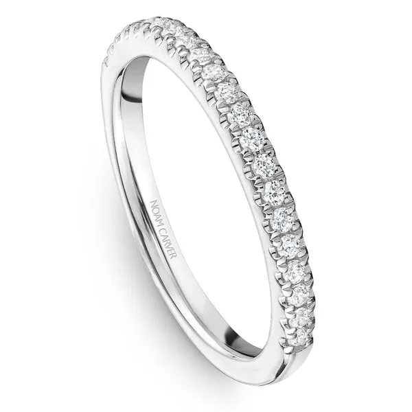 1/5CTW 14K WG Mined Diamond Half Way Wedding Band The Ring Austin Round Rock, TX