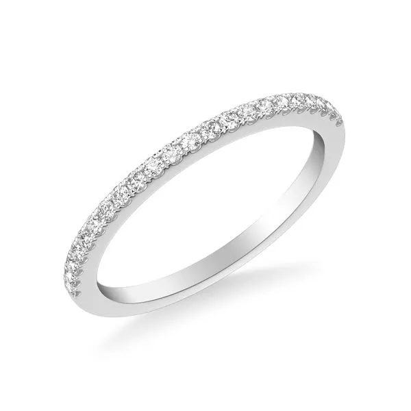 1/5CTW 14K WG Mined Diamond Straight Wedding Band The Ring Austin Round Rock, TX