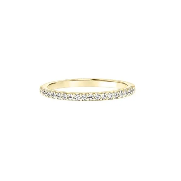 1/5CTW 14K YG Mined Diamond Straight Wedding Band Image 2 The Ring Austin Round Rock, TX