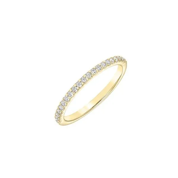 1/5CTW 14K YG Mined Diamond Straight Wedding Band The Ring Austin Round Rock, TX