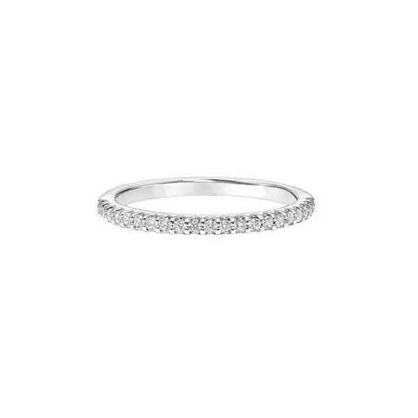 1/5CTW 14K WG Mined Diamond Straight Wedding Band Image 2 The Ring Austin Round Rock, TX