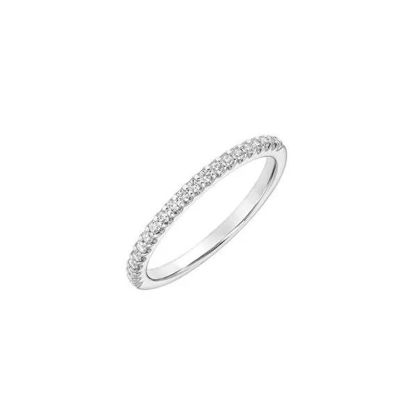 1/5CTW 14K WG Mined Diamond Straight Wedding Band The Ring Austin Round Rock, TX