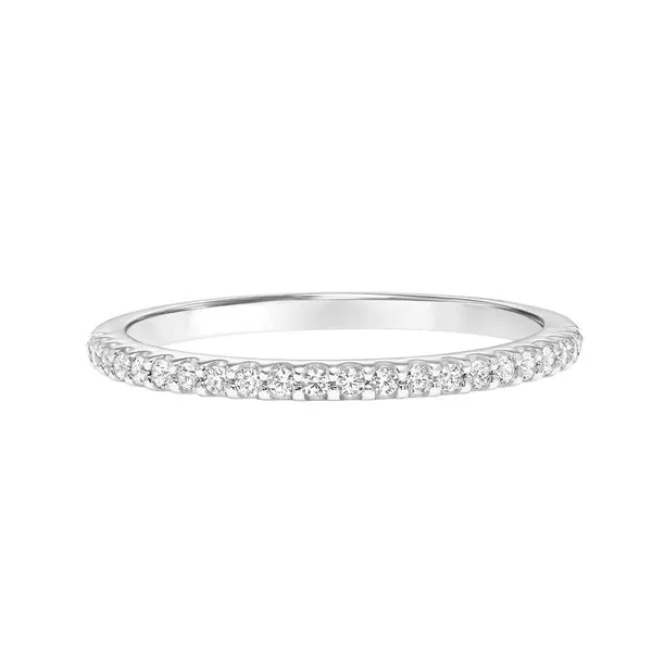 1/6CTW 14K WG Mined Diamond Straight Wedding Band Image 2 The Ring Austin Round Rock, TX