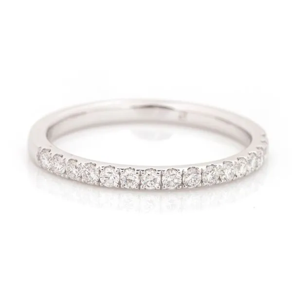 1/3CTW 14K WG Mined Diamond Band The Ring Austin Round Rock, TX