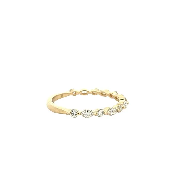 3/1CTW 14K YG Mined Round and Marquise Diamond Band Image 2 The Ring Austin Round Rock, TX