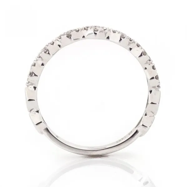 1/5CTW 14K WG Mined Diamond 7 Station Wedding Band Image 3 The Ring Austin Round Rock, TX