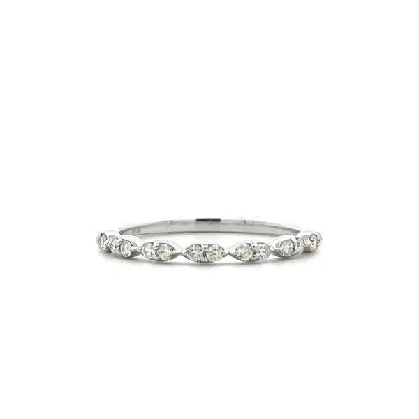 1/5CTW 14K WG Natural Round Diamond MQ Illusion Wedding Band Ring Image 2 The Ring Austin Round Rock, TX