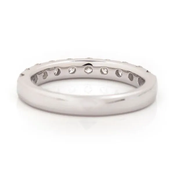 1.00CTW 14K White Gold Natural Diamond Wedding Band Size 7 Image 2 The Ring Austin Round Rock, TX