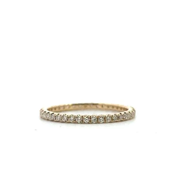 3/8CTW 14K Yellow Gold Round Natural Diamond Prong Set Eternity Band The Ring Austin Round Rock, TX