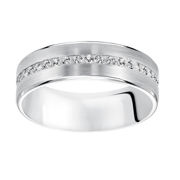 Men's Diamond Wedding Band Image 2 The Ring Austin Round Rock, TX