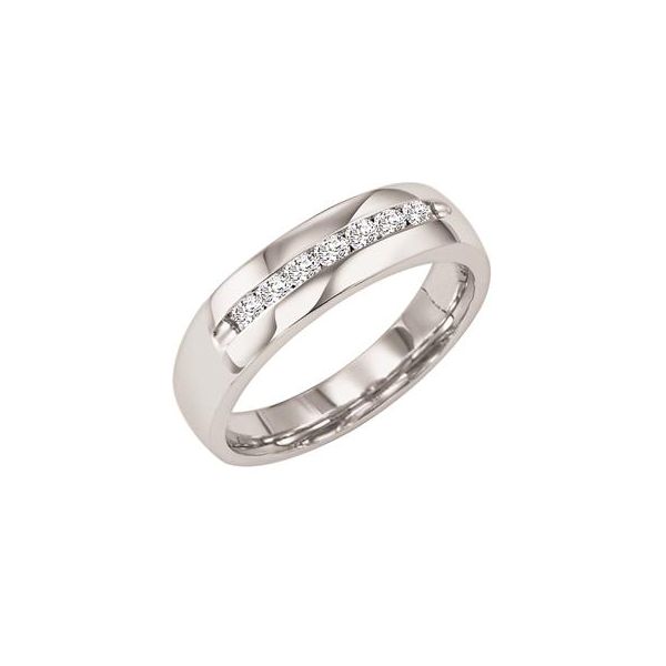 Classic 1/3 ctw Channel Set Wedding Band The Ring Austin Round Rock, TX