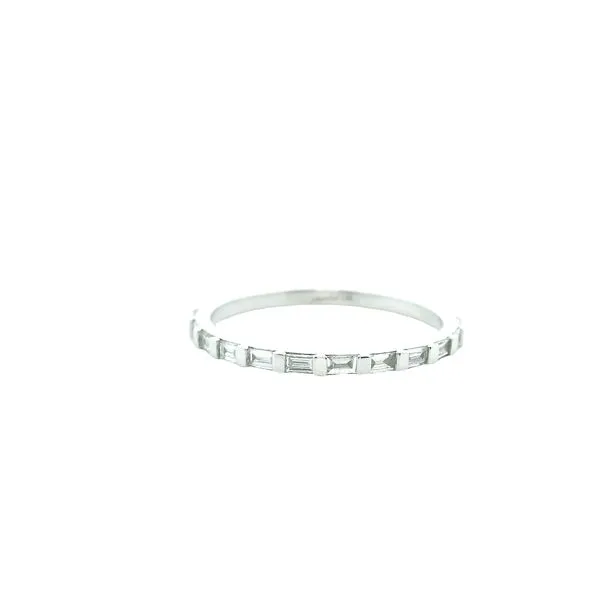 3/8CTW 14K WG Mined Diamond Baguette Eternity Ring The Ring Austin Round Rock, TX