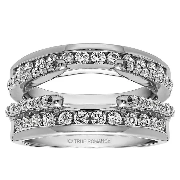 1/2CTW 14k WG Mined Diamond Ring Guard The Ring Austin Round Rock, TX