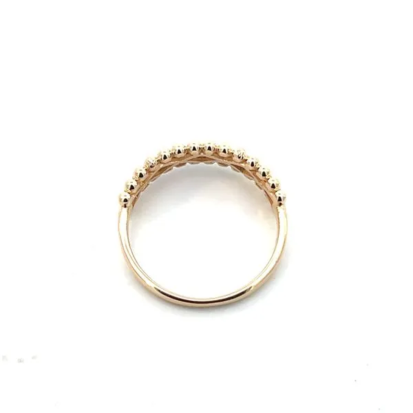 1/4CTW 14K YG Natural Round Diamond Shared Prong With Gold Beaded Accents Ring Image 4 The Ring Austin Round Rock, TX