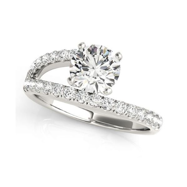 Asymmetrical Diamond Engagement Ring The Ring Austin Round Rock, TX